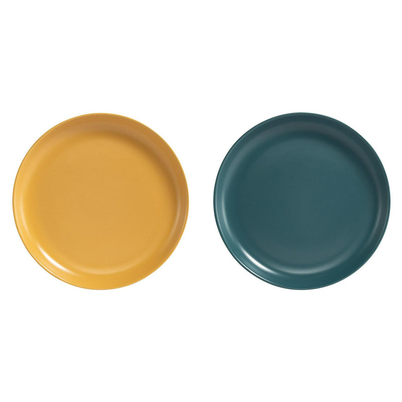 Habitat matte dinner plate mustard or teal, UK version