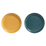 Habitat matte dinner plate mustard or teal, UK version