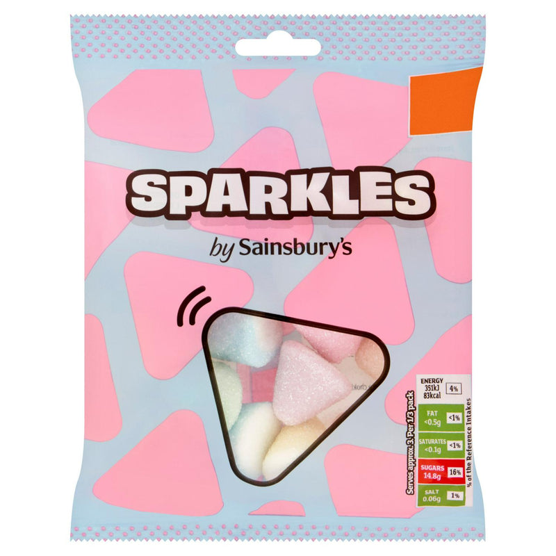 Sainsbury's Sparkles Fizzy Fruit Gums 70g (British brand)