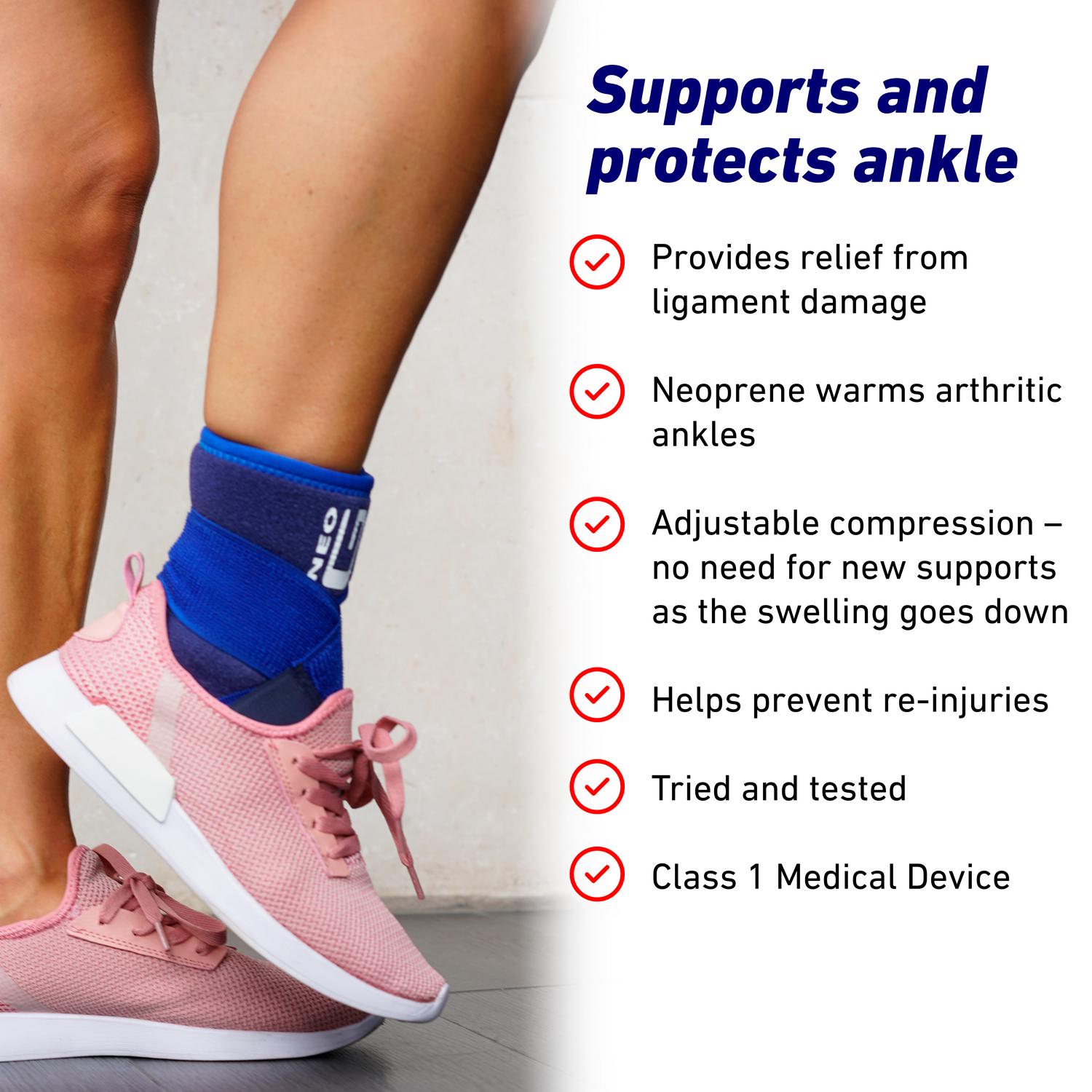 Neo G Ankle Support Figure of 8 Strap, imported from the UK