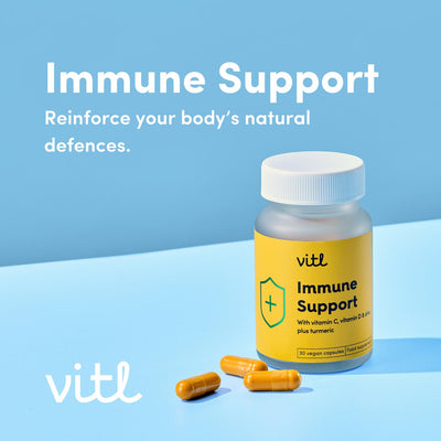 Sainsburys Vitl Immune Support Kapseln 30 Kapseln Nahrungsergänzung - Online bei McGrocer kaufen