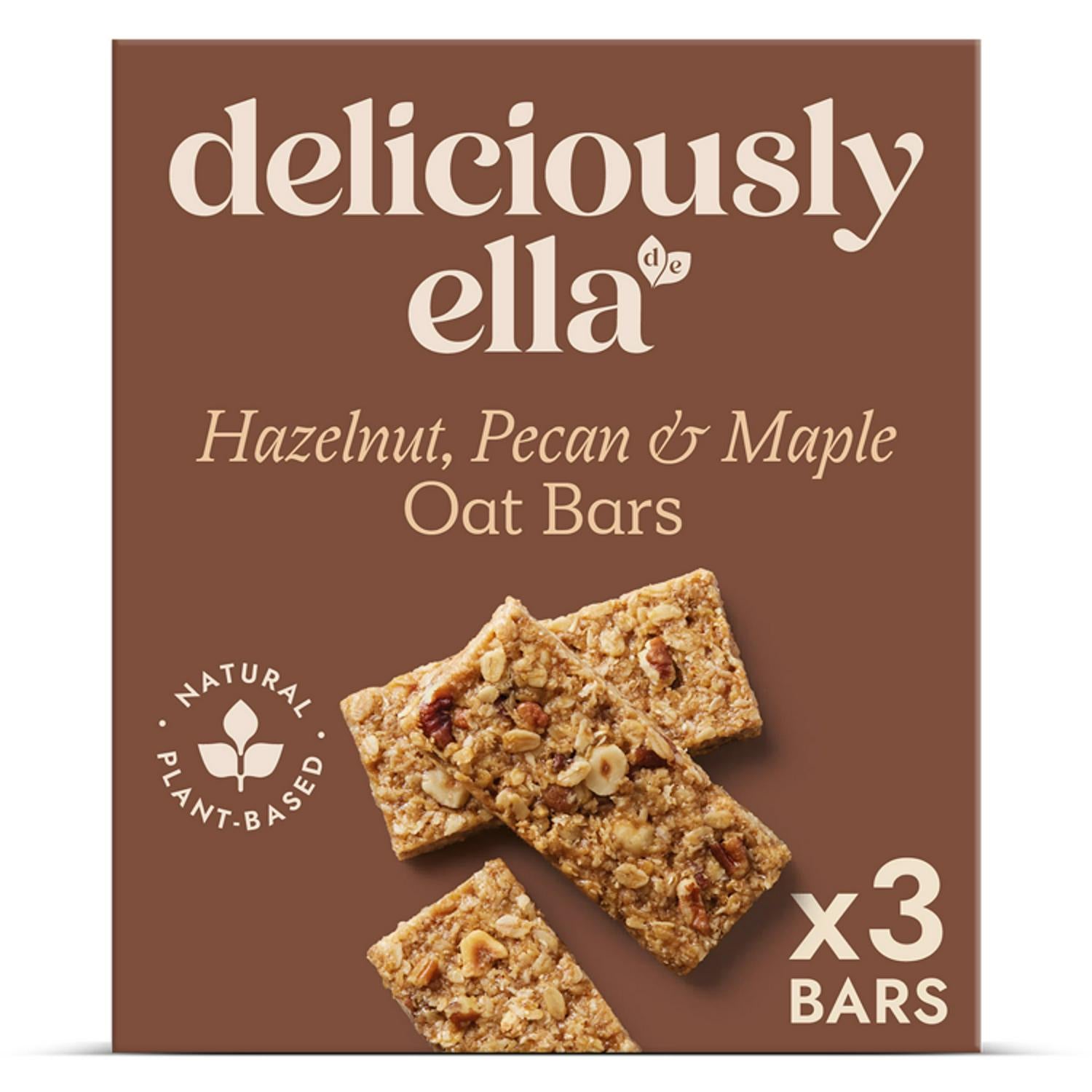 Deliciously Ella Hazelnut Pecan Maple Oat Bars 150g - British product