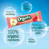 Organix mini oaty bites raspberry apple orange 110g (British brand)