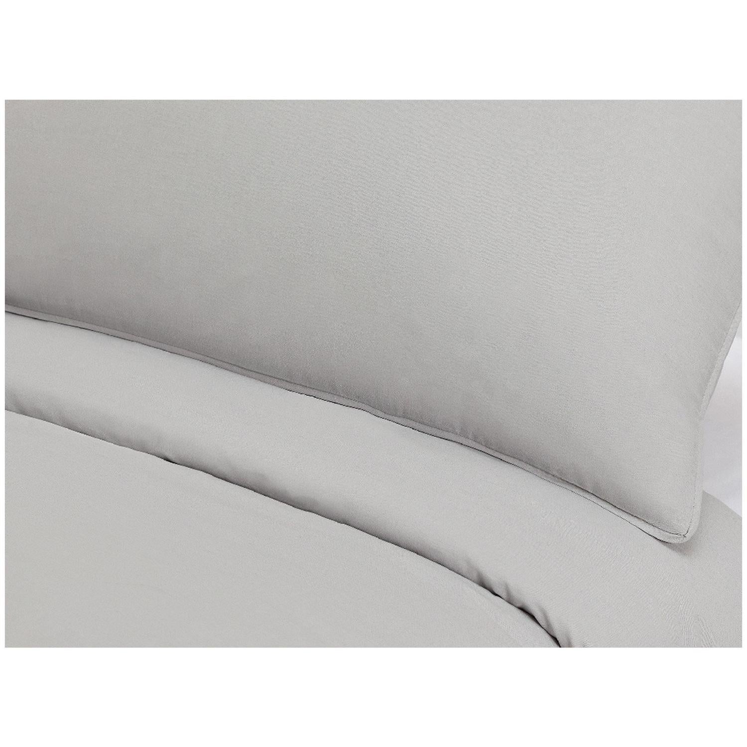 Habitat cotton bedding set plain grey, imported from the UK