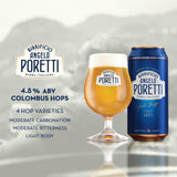 Birrificio Angelo Poretti Premium Lager Beer 10 x 440ml - British product