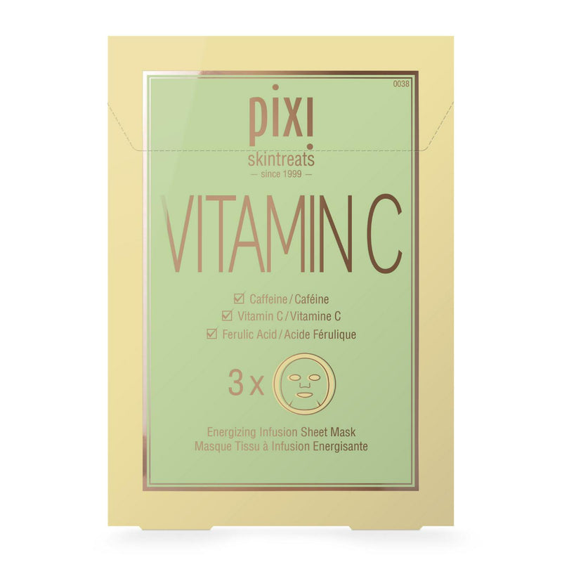Pixi Vitamin C Face Mask Sheet x3 imported from the UK