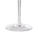 Habitat Wide Ribbed Champagne Coupe Glass - Clear