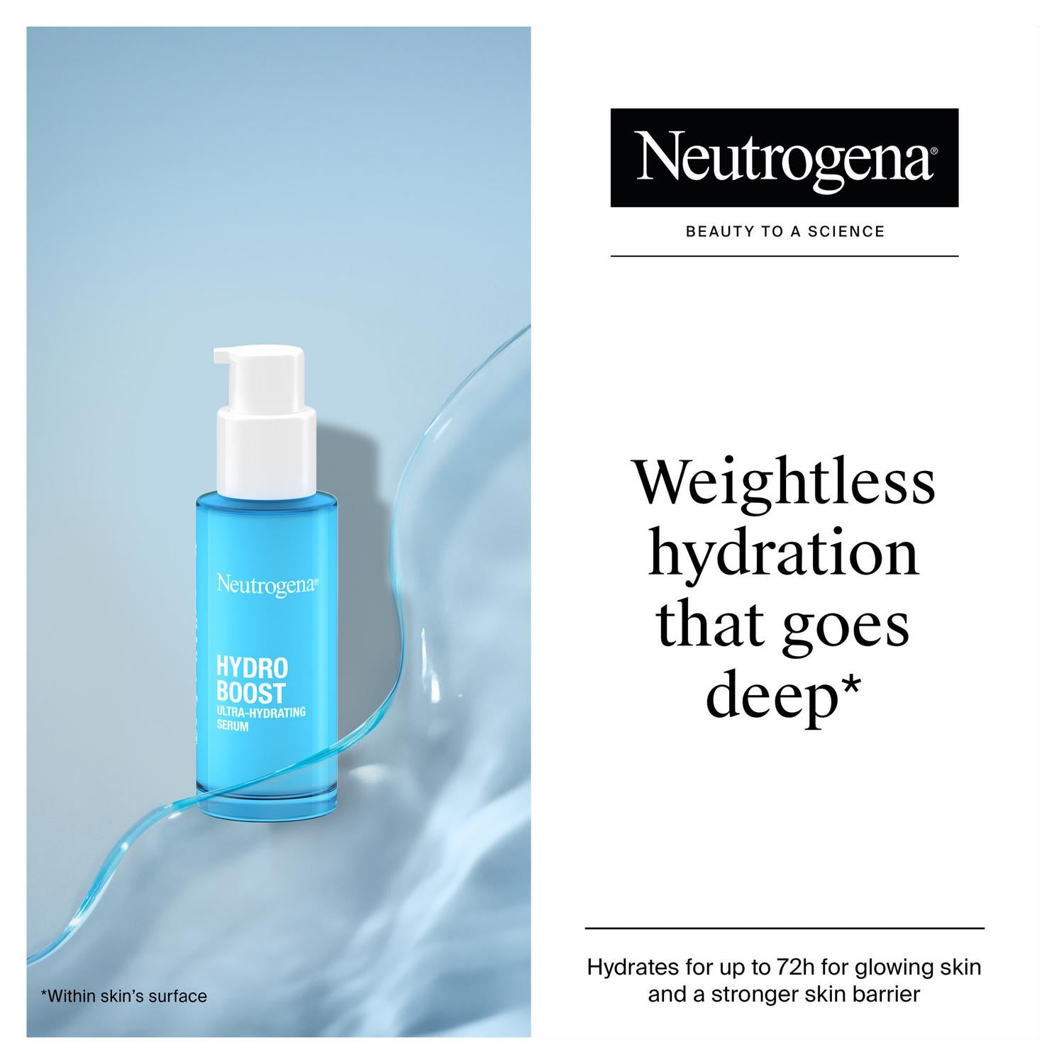 Neutrogena Ultra Hydrating Face Serum, imported from the UK