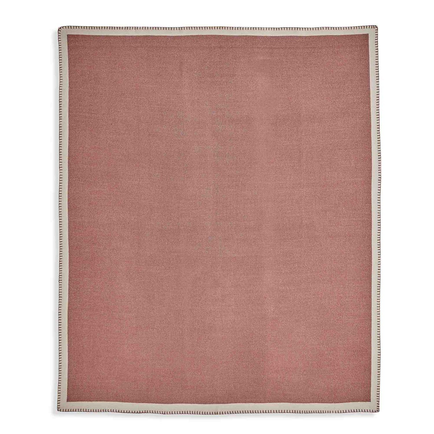 Habitat autumn stitch throw berry cream 150cm , UK version
