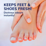 Dr. Scholl's ultra odour fighting foot powder 85g, UK version