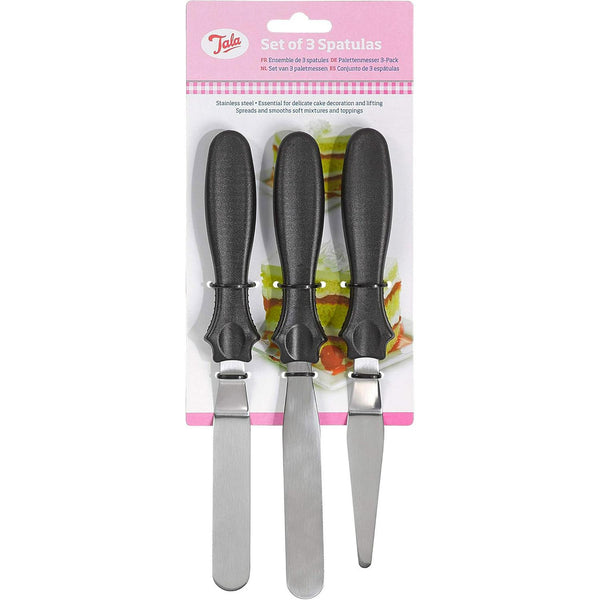 Tala Stainless Steel Set 3 Spatulas