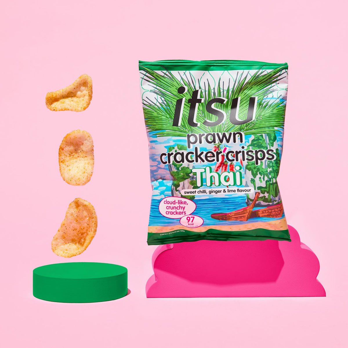 itsu Thai Sweet Chilli Prawn Cracker Crisps 19g