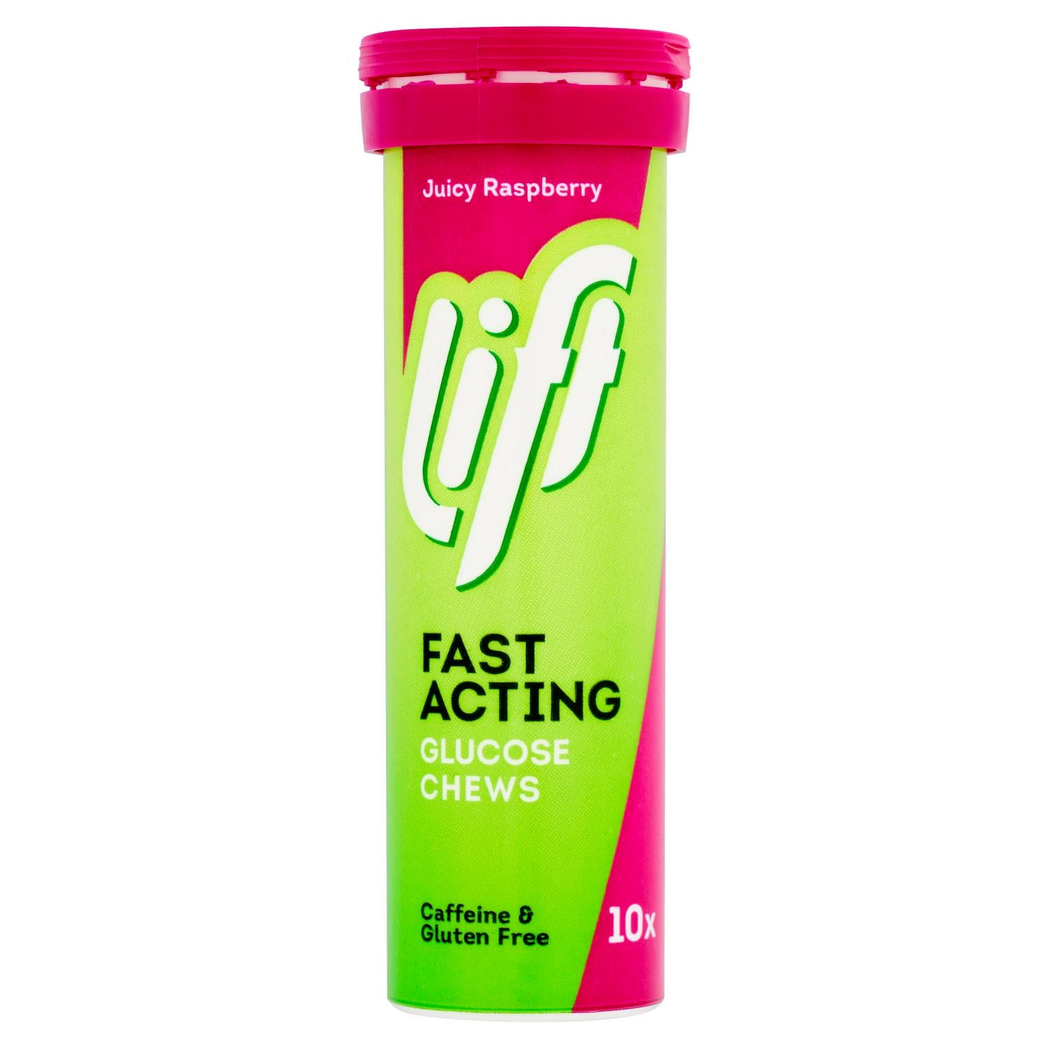 Lift Raspberry Flavoured Glucose Chews 40g Pack , UK version