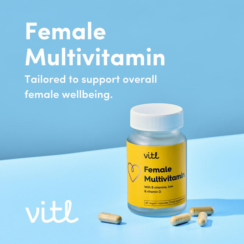 Vitl Female Multivitamin Capsules 30 (British brand)