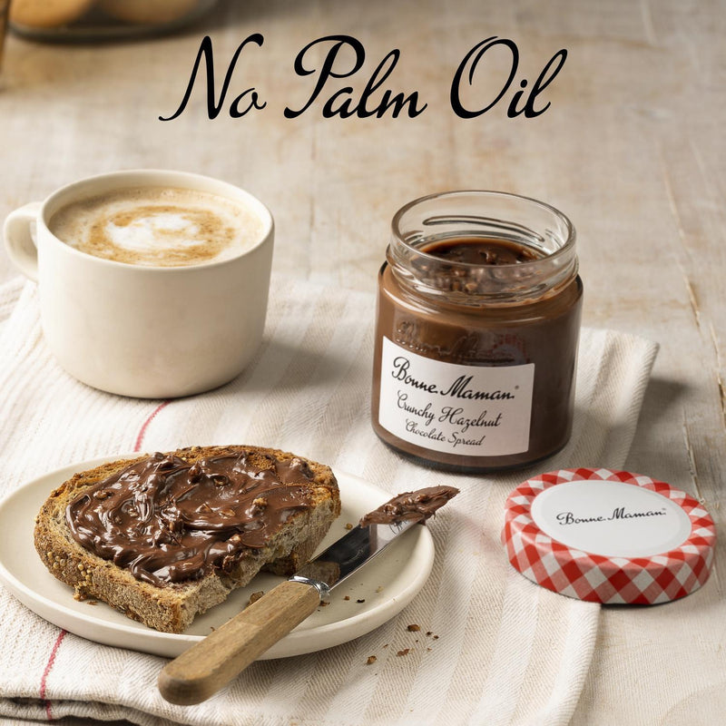 Bonne Maman Crunchy Hazelnut Chocolate Spread 250g - British product