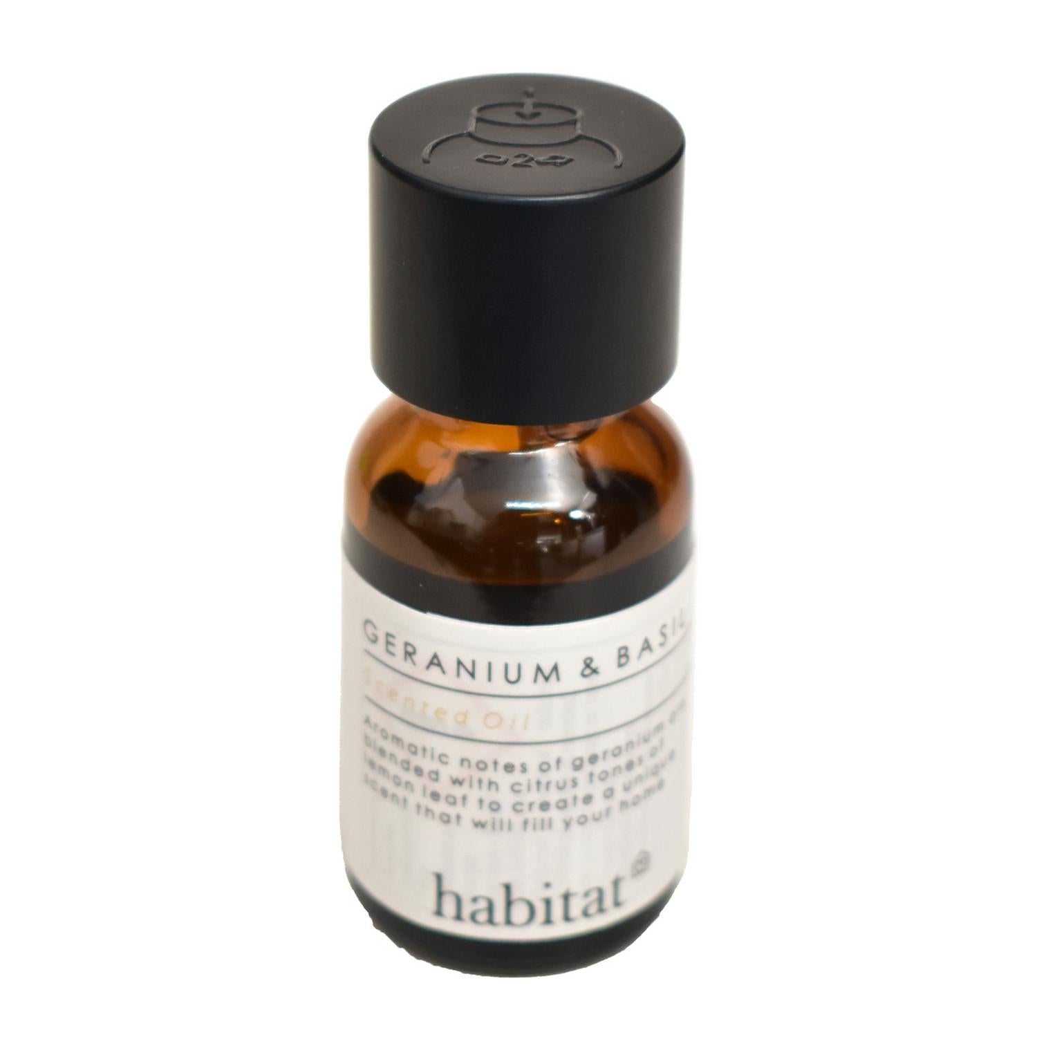 Habitat Scented Oil Geranium & Basil 15ml, UK version