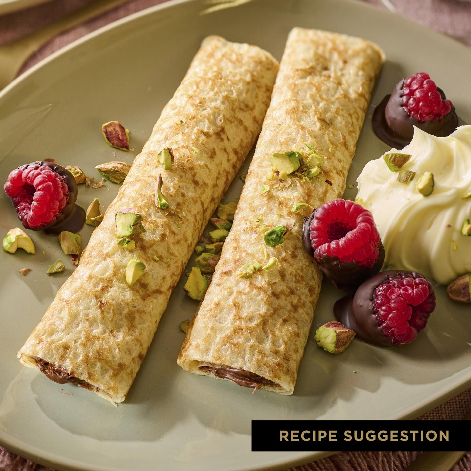 St Pierre Chocolate Filled Crêpes Hazelnut 6 Pack (British brand)