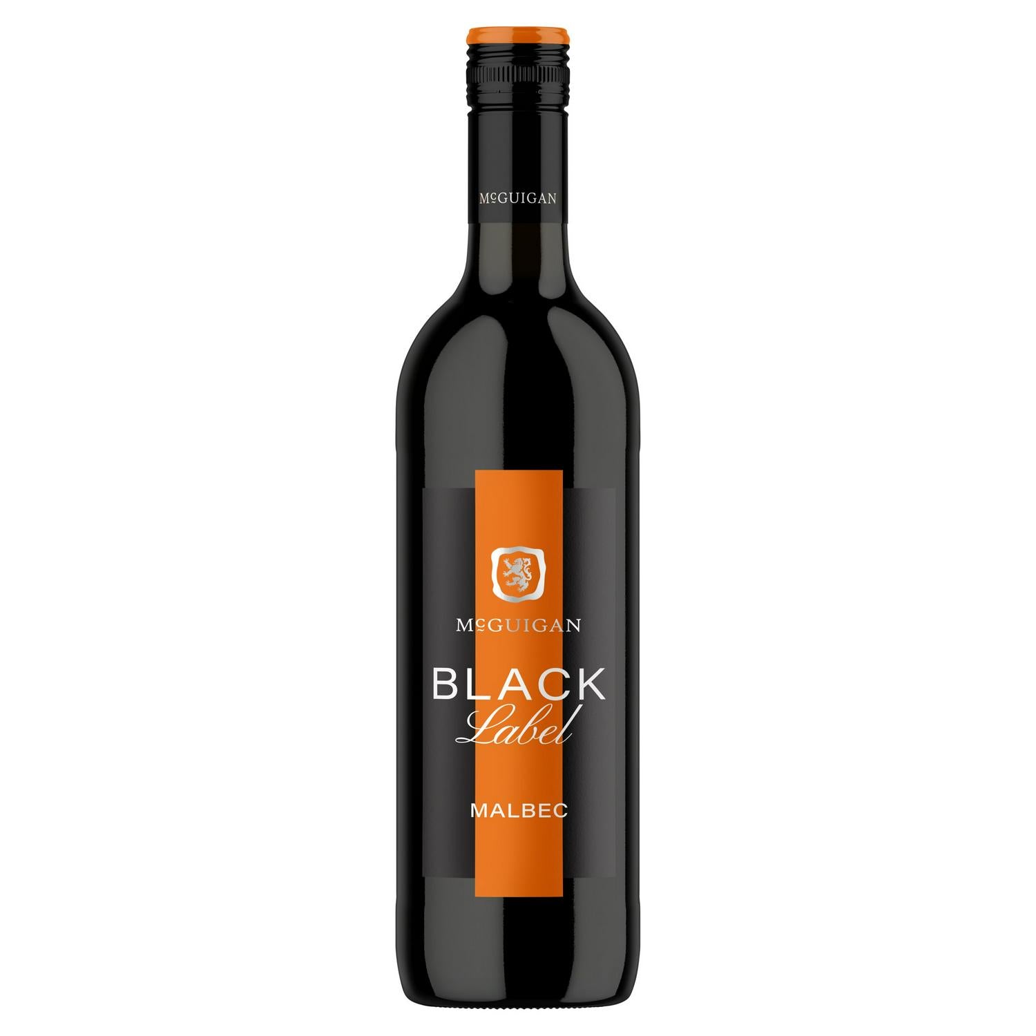 McGuigan Black Label Malbec red wine 75cl, imported from the UK