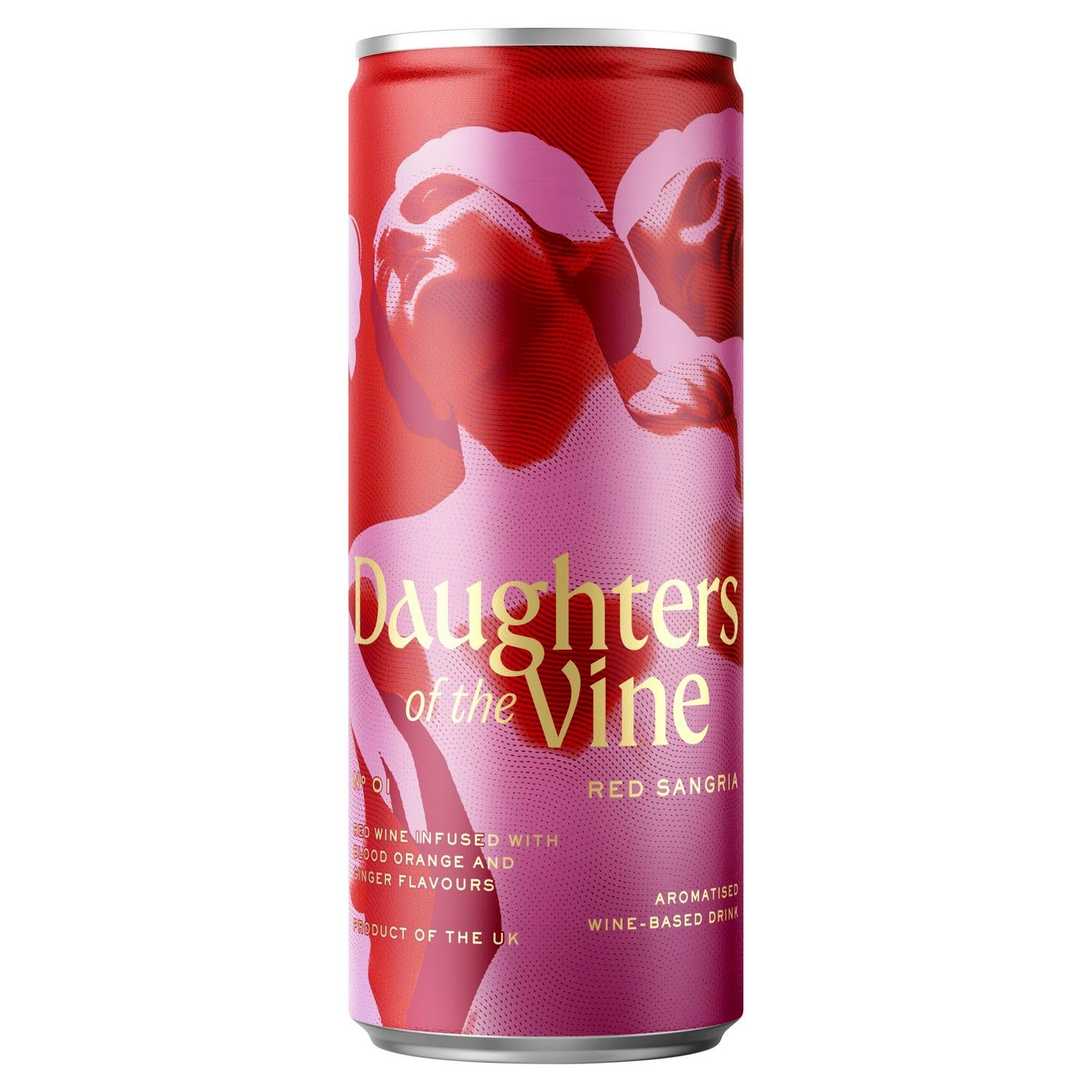 Daughters Vine red wine infused blood orange ginger 25cl - British product