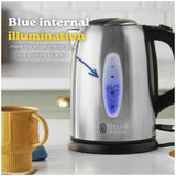 Russell Hobbs Worcester stainless steel kettle 1.7L imported from the UK