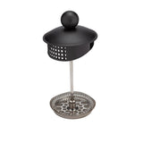 Habitat black plastic cafetiere 3 cup capacity, UK version