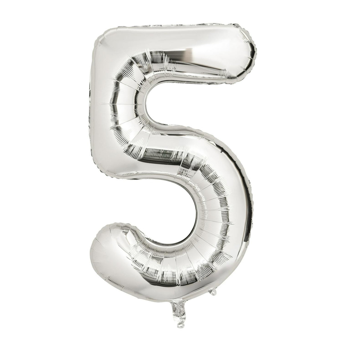 Sainsbury's Home Silver Foil Number Balloon Age 5 34 inch (British brand)