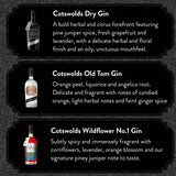 Cotswolds Distillery Premium Dry Gin bottle 70cl - British product