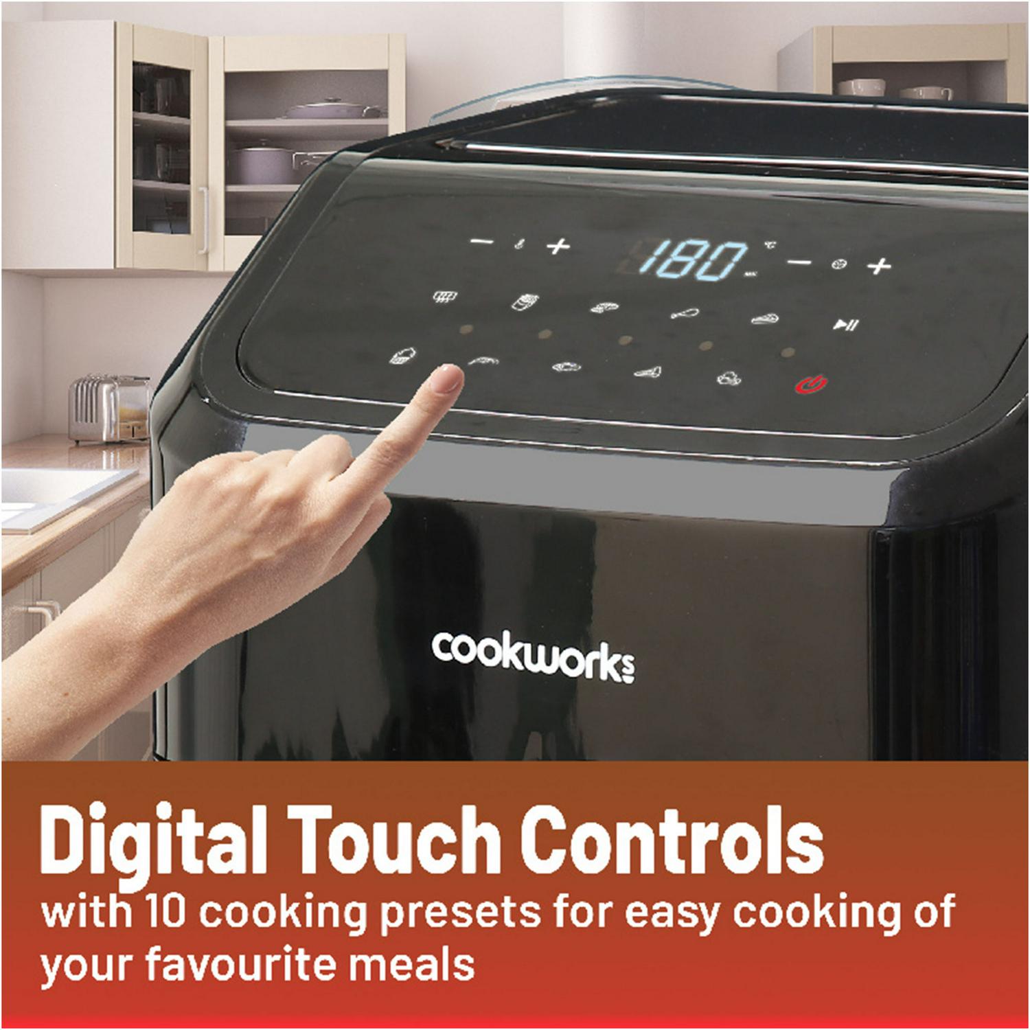 Cookworks Digital Air Fryer 5L - British product