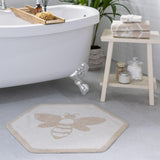 Habitat Floral Bee Bath Mat 65cm x 65cm, UK version