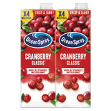 Ocean Spray Cranberry Classic Juice 4x1L, imported from the UK
