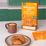 Deliciously Ella roasted peanut breakfast bakes with peanut butter centre 150g - British product