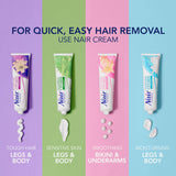 Nair hair remover sensitive cream 100ml, UK version