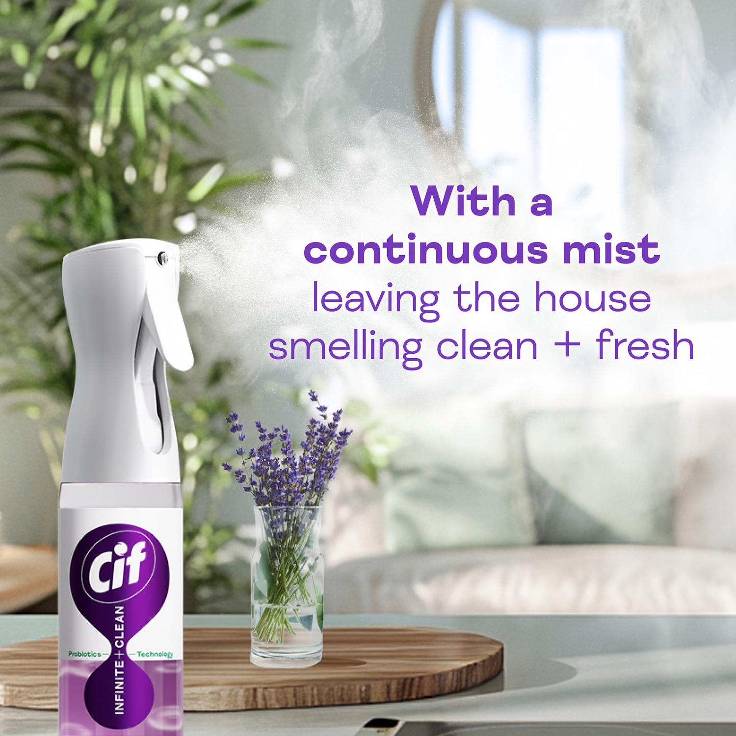 Cif Infinite Clean spray lavender eucalyptus 280ml - British product