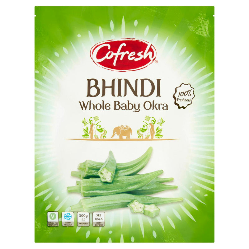 Cofresh Whole Baby Okra 300g Frozen - British product
