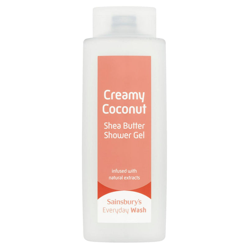 Sainsbury's Coconut Shea Butter Shower Gel 500ml (British brand)