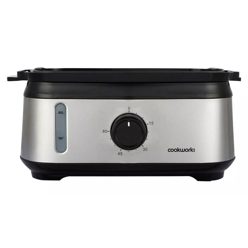 Cookworks 3 Tier Stainless Steel Electric Steamer - British product