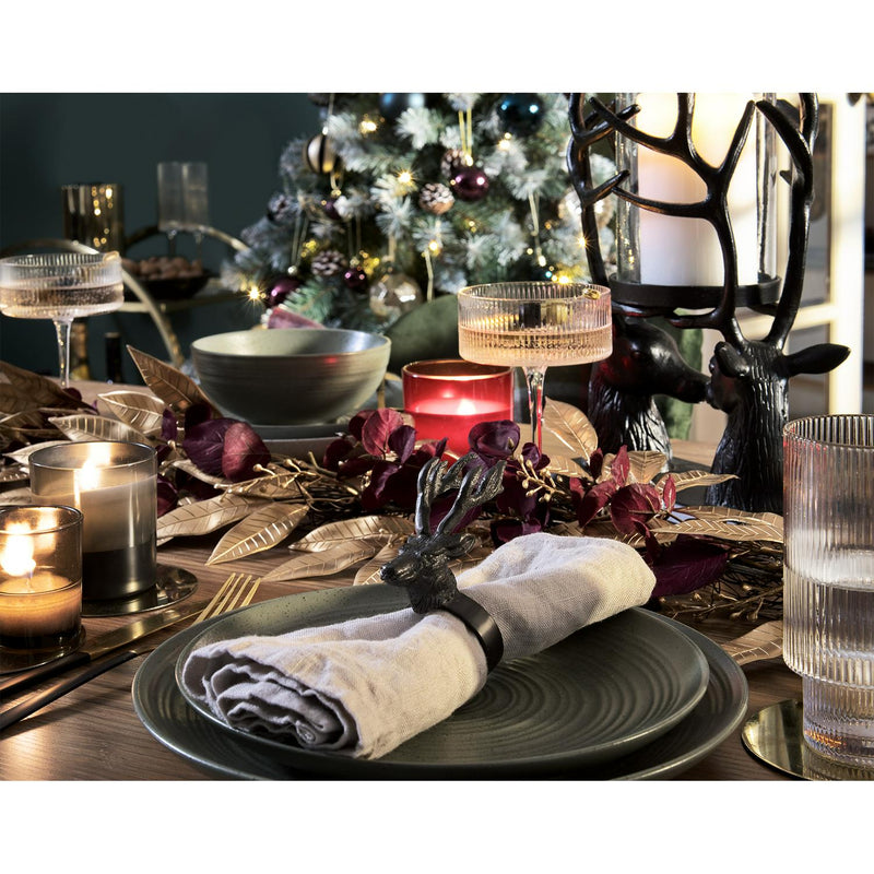Habitat two tone black gold cutlery set 16pc, UK version