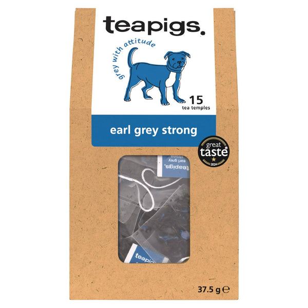 Teapigs Earl Grey Strong Biodegradable Tea Temples x15