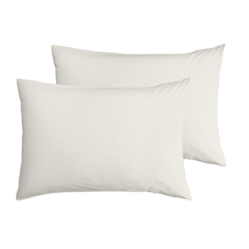 Habitat cream standard pillowcase pair 180TC, UK version