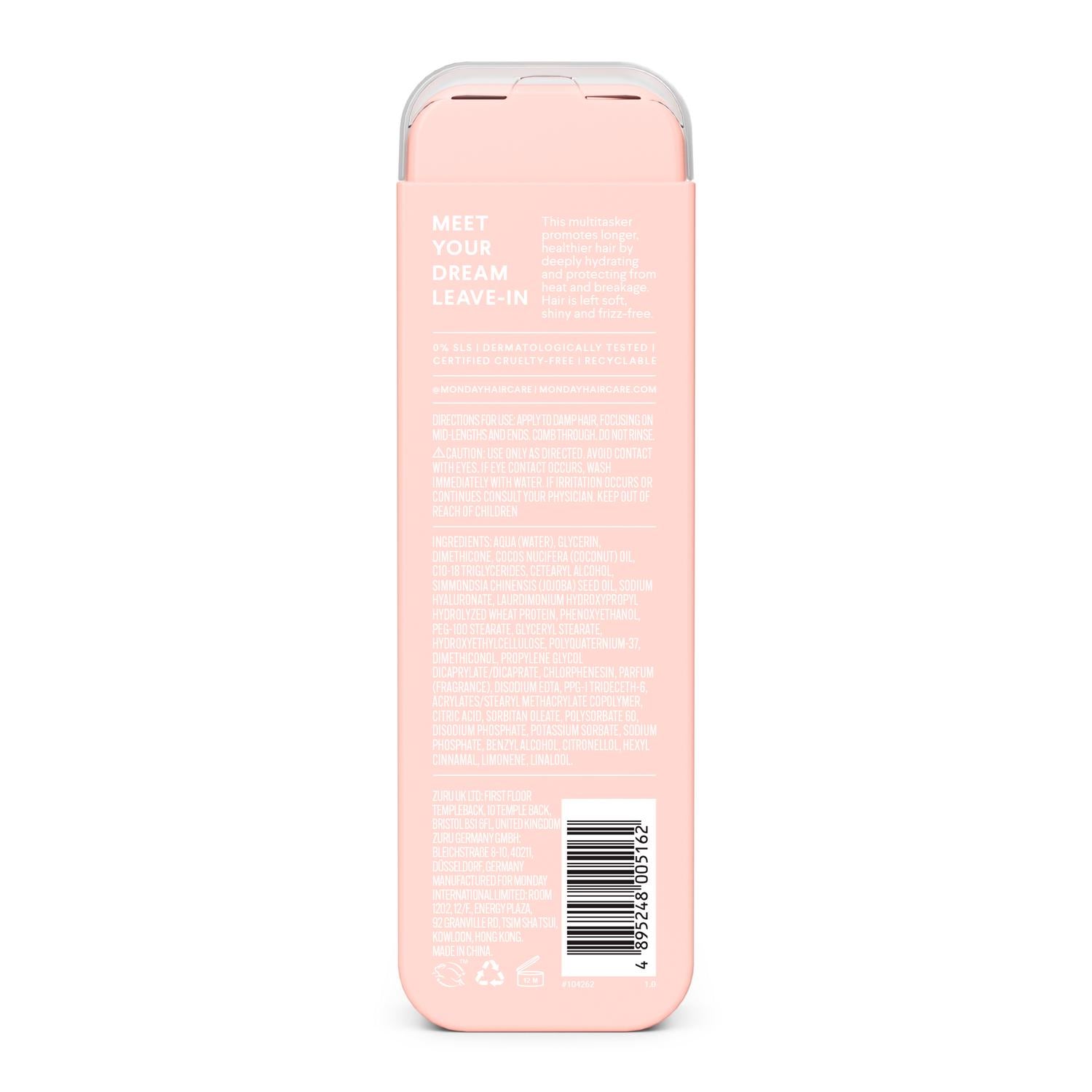 Monday Haircare Leave In Conditioner 150ml, imported from the UK