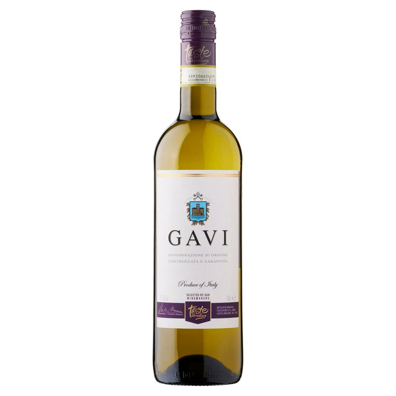 Sainsbury's Gavi white wine 75cl bottle (British brand)