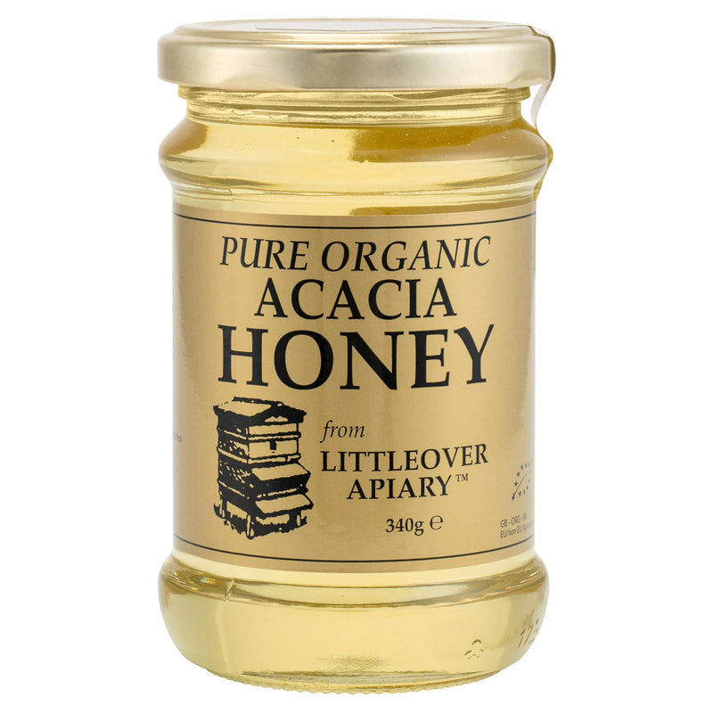 Littleover Apiaries Acacia Honey 340g jar, UK version