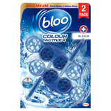 Bloo Colour Active+ Bleach Rim Blocks 2 x 50g - British product