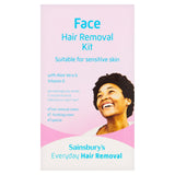Face Hair Removal Kit for Sensitive Skin with Aloe Vera & Vitamin E, 2x250ml