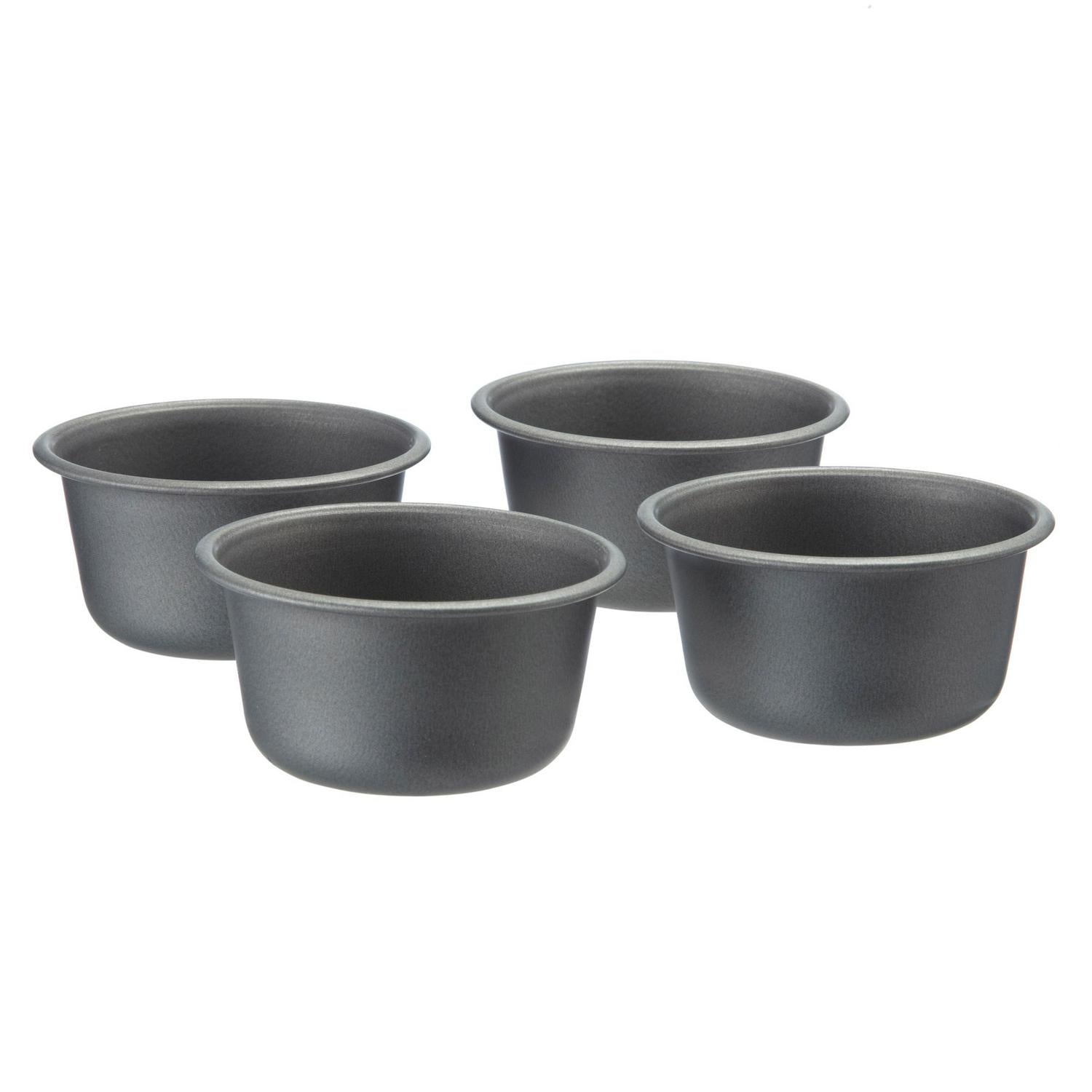 Sainsbury's Home Pack of 4 Non Stick Pudding Moulds