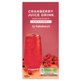 Sainsbury's cranberry juice drink 1L (British brand)