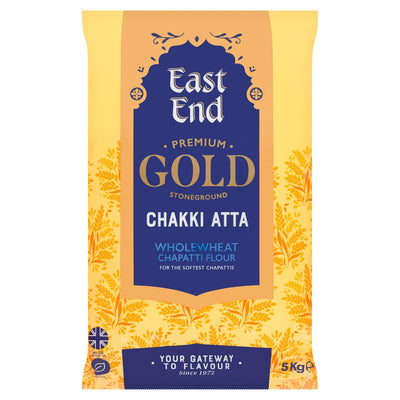 East End Gold Steinmalt Fullkorn Chapatti Mel 5 kg
