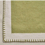 Habitat Green Blanket Stitch Throw 125x150cm, UK version