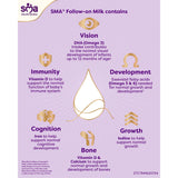 SMA follow on baby milk ready to feed 6 x 200ml (British brand)