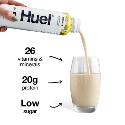 Sainsburys Huel Banane-Geschmack Ready to Drink Complete Meal 500ml - Online bei McGrocer kaufen